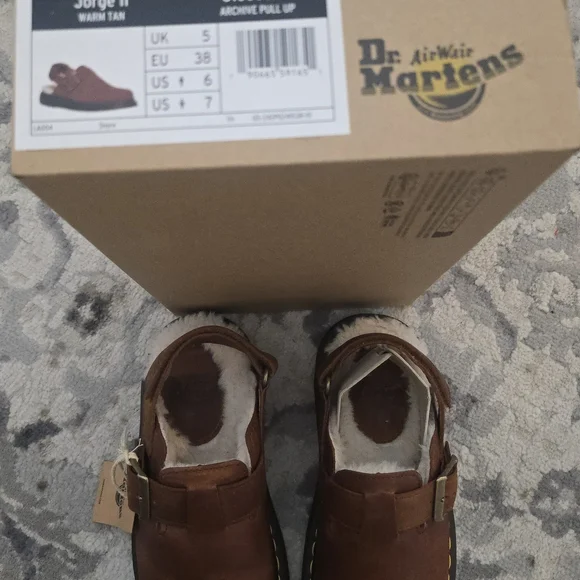 Dr. Martens Brown Leather Shoes - Picture 3 of 3